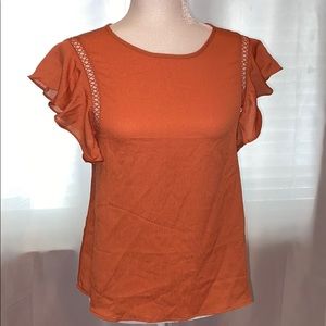 Orange dress top